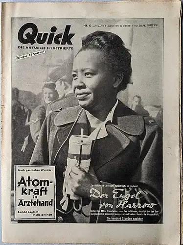 Kenneweg, Dietrich (Hrsg): Zeitschrift QUICK, 26. Oktober 1952 (5. Jahrgang, Nr.43). 