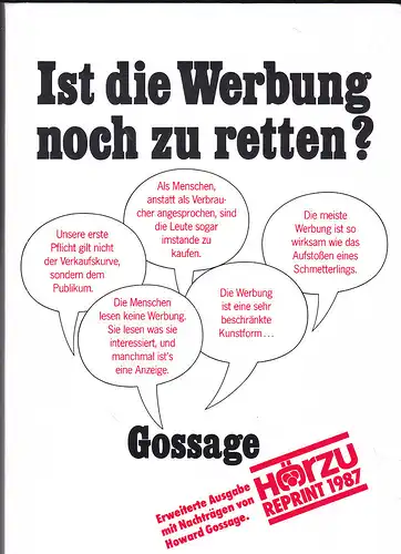 Gossage, Howard Luck: Ist die Werbung noch zu retten?. 