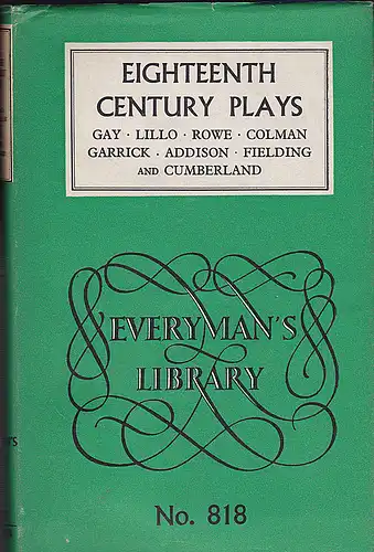 Hampden, John (Selection and Introduction): Eighteenth Century Plays. 