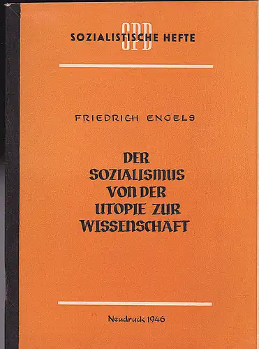 Engels, Friedrich,   Fleicher, Erich (Hrsg): Sozialismus von der Utopie zur Wissenschaft. 