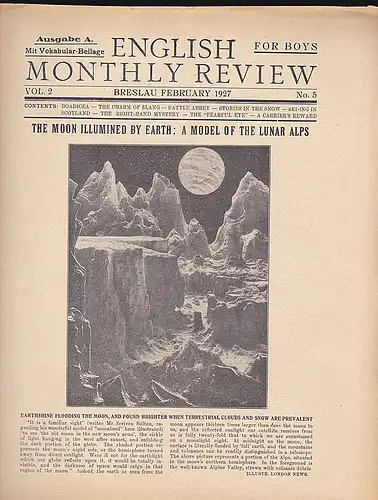 Dr. Spazier (Schriftleiter): English Monthly Review for Boys, vol.2 Nr. 5, February 1927. 