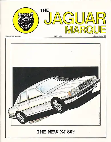 Atlanta Jaguar Society (Hrsg): The Jaguar Marque. Volume VI, Number 2, Fall 1983. 