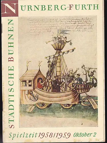 Städtische Büchnen Nürnberg-Fürth  (Hrsg.): Städtische Bühnen Nürnberg-Fürth, Spielzeit 1958/ 1959  Oktober 2. 