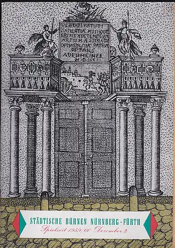 Städtische Büchnen Nürnberg-Fürth  (Hrsg.): Städtische Bühnen Nürnberg-Fürth, Spielzeit  1959/60  Dezember 2. 