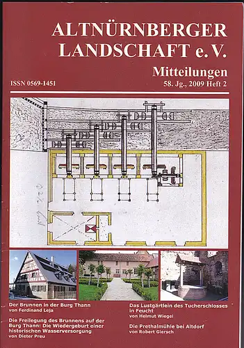 Altnürnberger Landschaft eV: Altnürnberger Landschaft e. V. Mitteilungen 2009, 58. Jahrgang, Heft 2. 