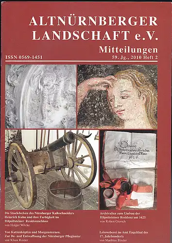 Altnürnberger Landschaft eV: Altnürnberger Landschaft e. V. Mitteilungen 2010, 59. Jahrgang, Heft 2. 
