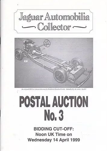 Jaguar Automobilia Collector: Jaguar Automobilia Collector, Postal Auction No.3.April 1999. 