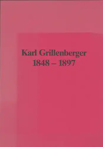 Gärtner, Georg: Karl Grillenberger 1848-1897 Lebensbild eines Kämpfers für Volksrecht und Volksfreiheit [Nachrdruck]. 