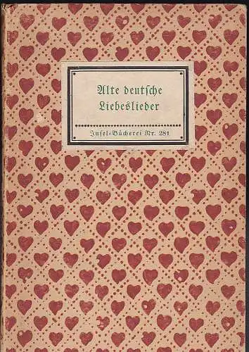 Jerusalem, Peter (Hrsg.): Alte deutsche Liebeslieder. 