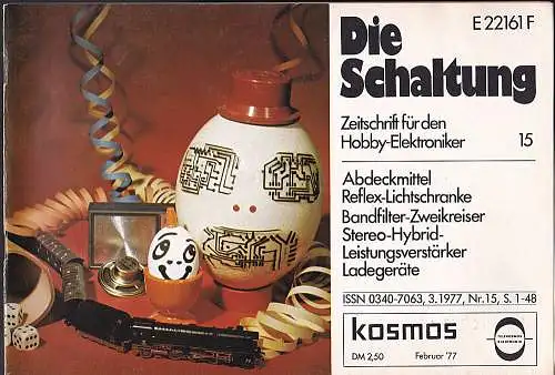 Stöckle, Heinrich (Hrsg): Die Schaltung. Zeitschrift für den Hobby-Elektroniker, Nr. 15, Februar 1977. 