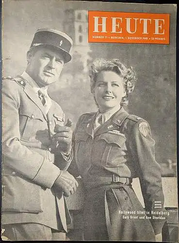 Trabant, Warren (Chefredakteur): Zeitschrift  HEUTE Nr. 71,   1. November 1948. 