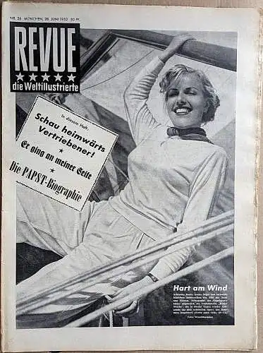 Zeitschrift  REVUE, die Weltillustrierte, Nr. 26,  28. Juni 1952. 