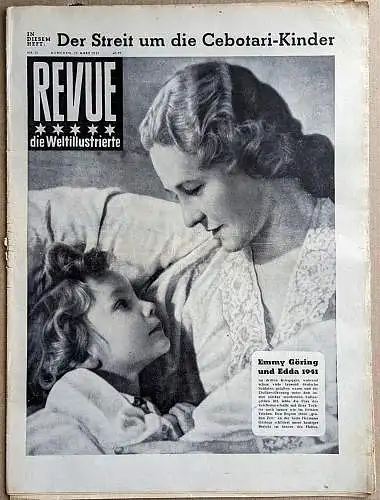 Zeitschrift  REVUE, die Weltillustrierte, Nr. 10,  10. März 1951. 