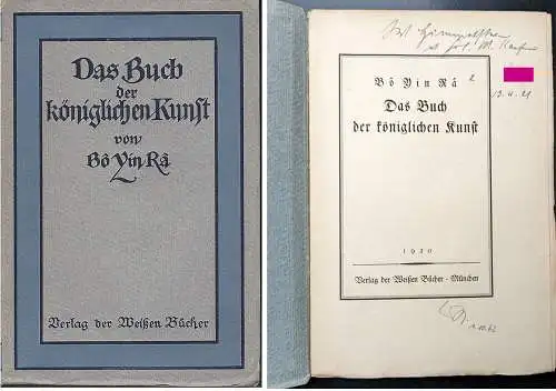 Bo Yin Ra: Das Das Buch der königlichen Kunst. 