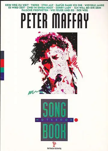 Maffay, Peter: Peter Maffay Songbook Notebook. 