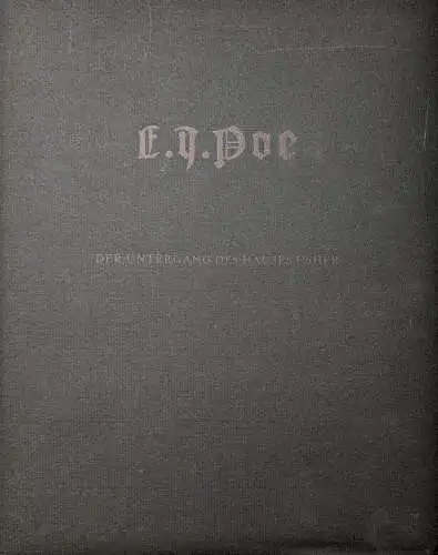 Poe, Edgar Allen: Der Untergang des Hauses Usher. Mit Kreidezeichnungen von Axel Arndt. 