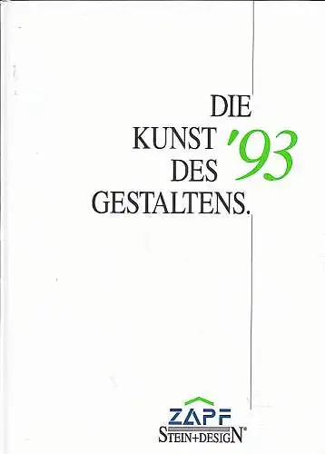 Zapf, Werner (Hrsg): Die Kunst des Gestaltens '93. 