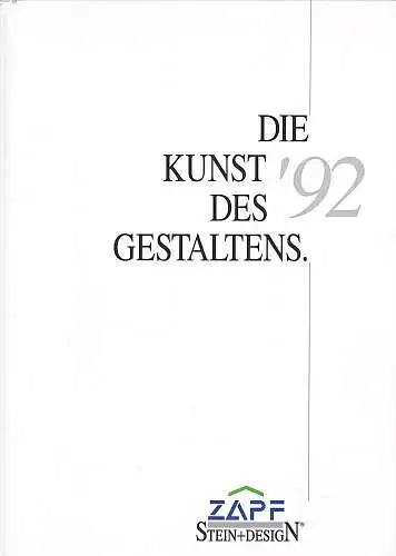 Zapf, Werner (Hrsg): Die Kunst des Gestaltens '92. 