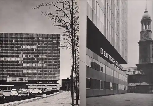 Deutscher Ring, Hamburg. Fotomappe "Zur freundlichen Erinnerung an Ihren Besuch im Hause Deutscher Ring". 