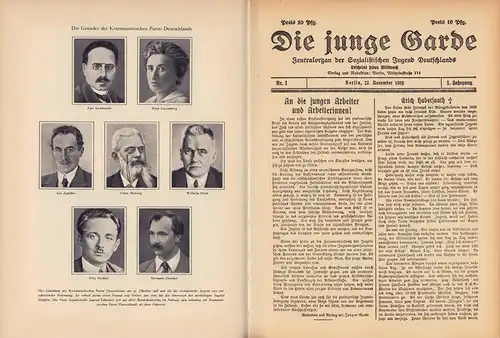 Zur Geschichte der Arbeiterjugendbewegung in Deutschland. Eine Auswahl von Materialien und Dokumenten aus den Jahren 1904-1946. 