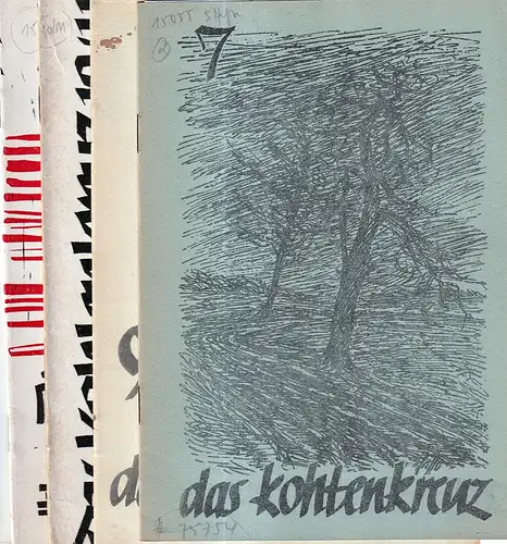 Das Kohtenkreuz. HEFTE 7, 9, 10/11, 15 und 16 in 5 Heften. ([Bundesblatt der Deutschen Freischar. Schriftleitung]. Horst Fritsch). 
