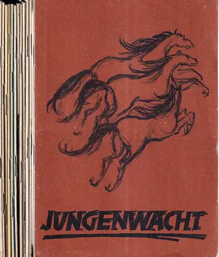 Jungenwacht. [Ausgabe A]. Ein Blatt evangelischer Jugend. [JG. 8], 1948, HEFTE 1-12 (= komplett). (Hrsg. von Udo Smidt in Verbindung mit Hermann Ehlers, Karl-Heinz Meyer, Götz Maltusch u. Hans-Helmut Peters). (Lizenzträger: Heinz Kloppenburg). 