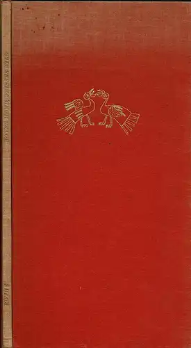 Goll, Claire (Übers. u. Hrsg.): Roter Mond, weisses Wild. Lieder der Indianer. Übertragen u. mit einem Nachwort von Claire Goll. Mit acht Graphiken nach indianischen Vorlagen von Fritz Faiss. 