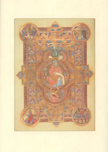 Uta Codex. Evangelist Johannes. Regensburg, St. Emmeram, um 1020 (?). Bayerische Staatsbibliothek München, Clm 13601, fol. 89v. 
