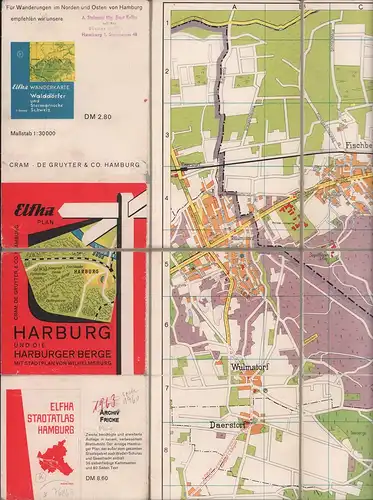 ELFHA-Plan Harburg und die Harburger Berge. Mit Stadtplan von Wilhelmsburg. (2. Aufl.). 