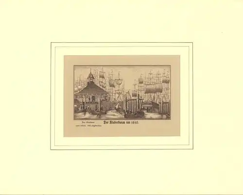 Der Niederbaum um 1840. Zinkographie nach E. W. Straßberger