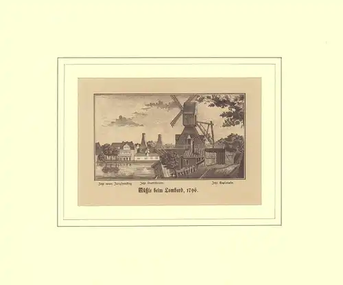 Mühle beim Lombard, 1796. Zinkographie nach Friedrich Rosenberg