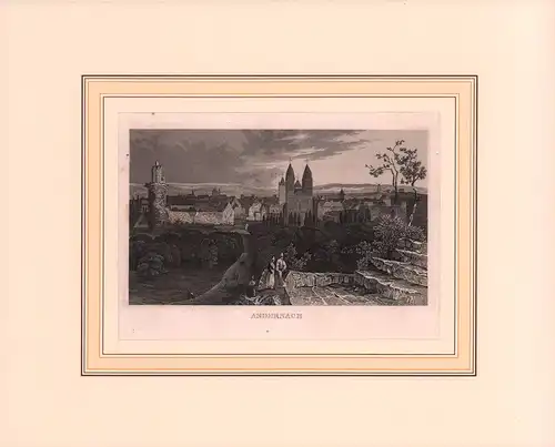 Andernach. Stahlstich [von William Watts nach einer Zeichnung von William Tombleson [?]]