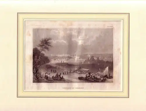 Lüttich in Belgien. Stahlstich nach einer Zeichnung von C. Reiss