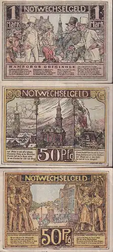 Notgeld. Notwechselgeld [der Freien und Hansestadt Hamburg]. 