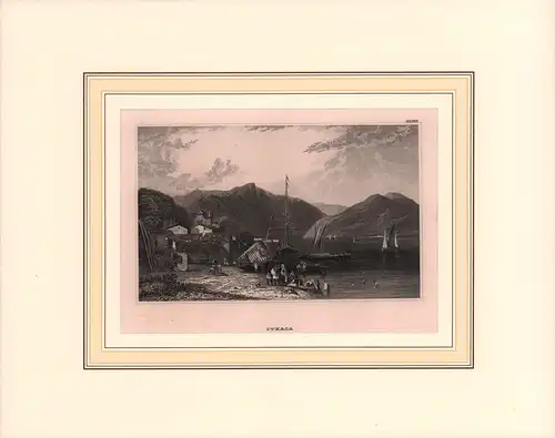 Ithaca. Stahlstichvedute