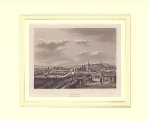 Edinburg. Stahlstich