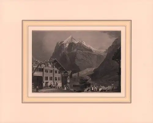 Grindelwald. Stahlstich