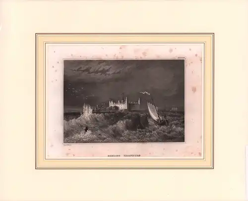 Schloß Kronburg. Stahlstich nach einer Zeichnung von C. Reiss