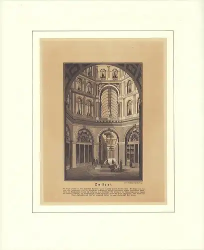 Der Bazar. Zinkographie