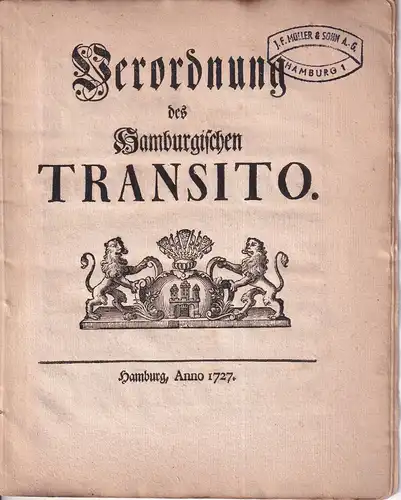 Revidirter Schragen des Wedde-Schreibers. 1757. Auf Befehl Eines Hochedlen Raths publicirt. 