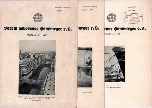 Verein geborener Hamburger e.V. Monatsschrift. 
