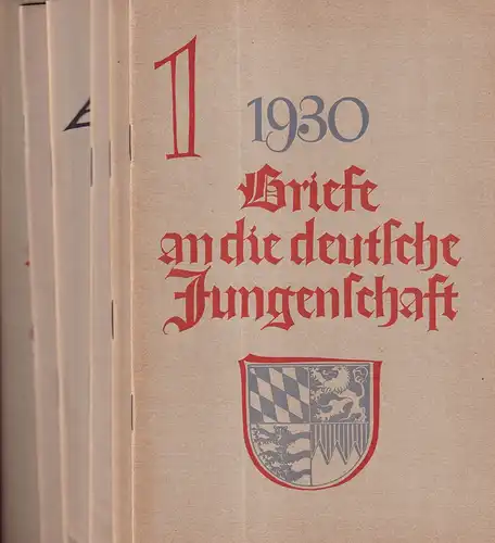 Briefe an die deutsche Jungenschaft. [JG. 2], 1930, HEFTE 1-6, Januar - Juni. Hrsg. von der Deutschen Freischar (Bund der Wandervögel und Pfadfinder). Shriftltg. "tusk" (d.i. Köbel, Eberhard]