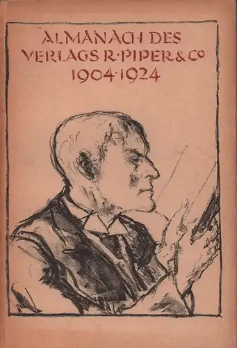 Almanach 1904-1924 des Verlages R. Piper & Co., München. 