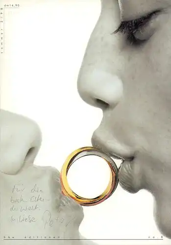 b & w editionen münchen. HEFT No. 8. Sommer 2/98. 