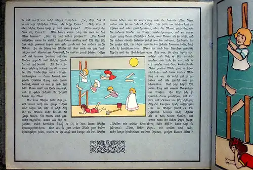 Kinderlust. Ein Bilderbuch zum Selbstanfertigen. Bildschmuck von Maris M. [Margarete] Behrens. [Deckeltitel]. 