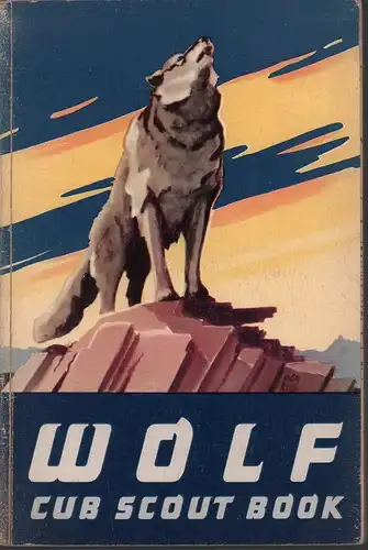 Wolf Cub Scout book. 