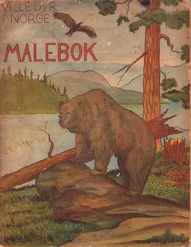 Ville Dyr i Norge. Malebok. 