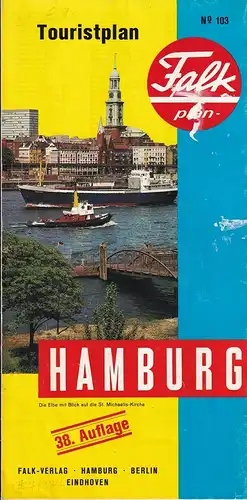 Falk-Plan Hamburg : Touristplan [No. 103]. 38. Aufl. 