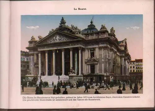 Andenken von Brüssel. 25 interessante Ansichten mit Beschreibung. 