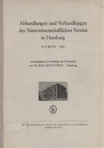 Abhandlungen und Verhandlungen des Naturwissenschaftlichen Vereins in Hamburg, N. F. Bd. 7. 